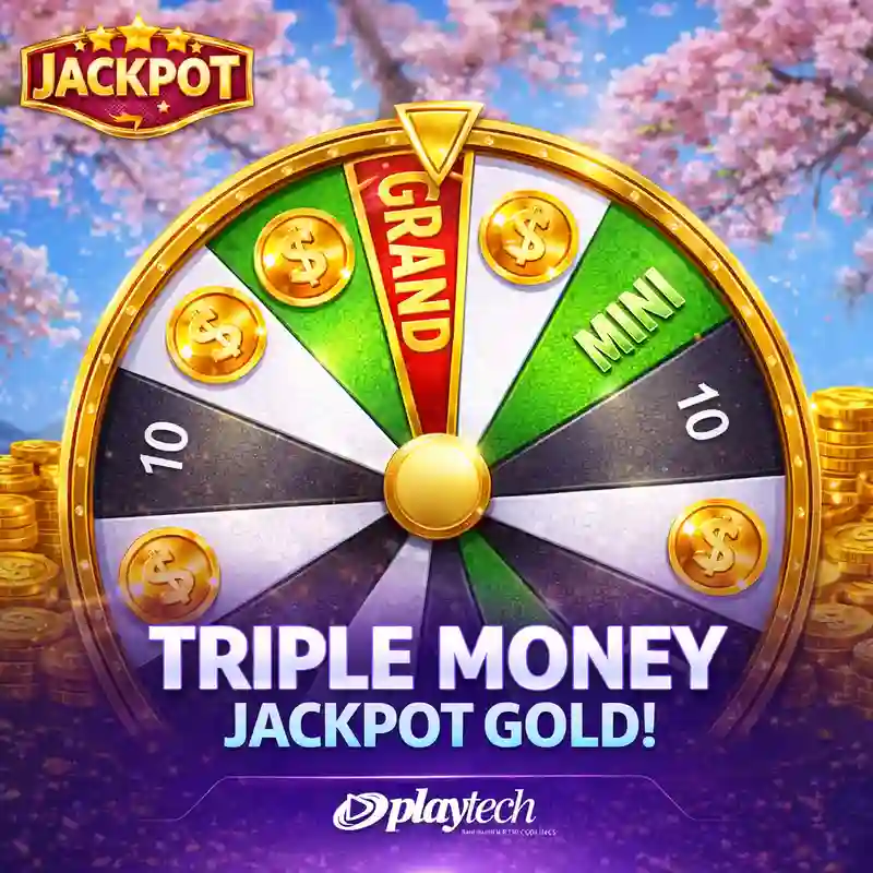 Triple Money Jackpot Gold! slot game interface